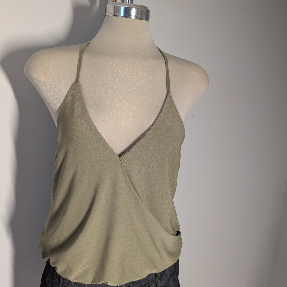 Kendall & Kylie Olive Green Camisole Top - Picture 3 of 10